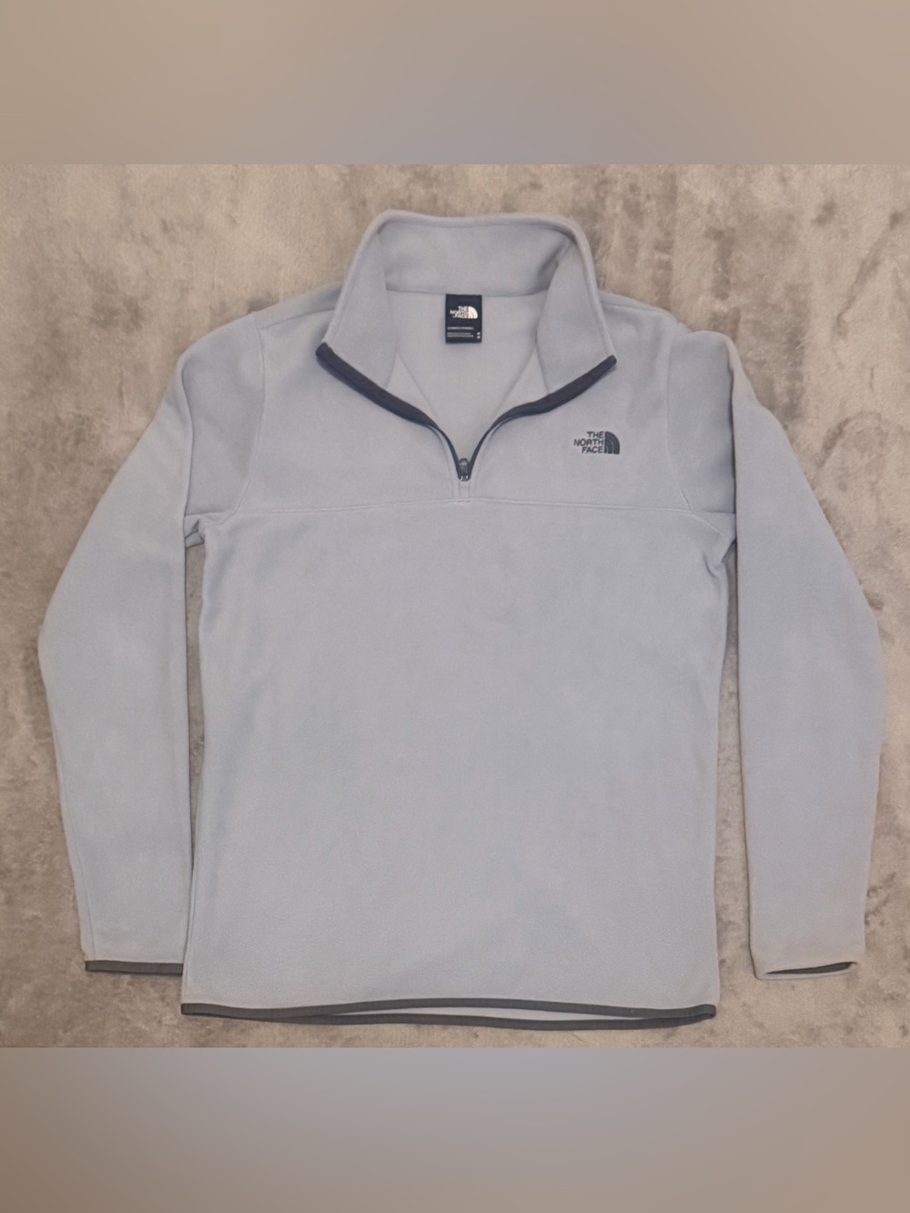 The North Face - Women’s Glacier Fleece 1/4 Zip Jacket - Medium - Light Grey